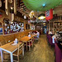 Dining area at Bing's Nomiya in Mackay