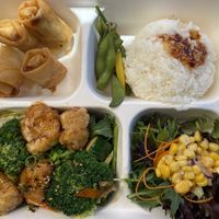 Vegetarian bento takeaway - confirmed vegan at Bing's Nomiya in Mackay