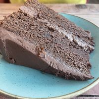 Vegan chocolate cake   at Deal Pier Kitchen in Deal