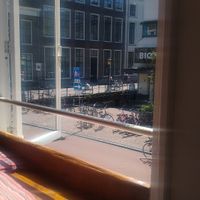 View from the window of their top floor, so nice at De Ontdekking in Utrecht