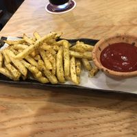 Spicy fries  at Beer Komachi in Kyoto