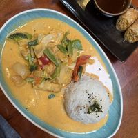 Mittagsmenü Mango Curry mit Tofu  at Kyodai in Fuessen