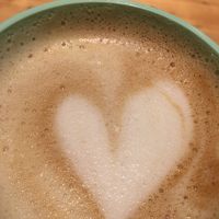 delicious cappuchino with oat milk💗 at Haferkater - Pasing Arcaden in Munich