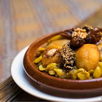 The fruit tajine at Médina Social Club in Fes