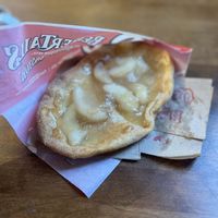 Apple pie without caramel (caramel is not vegan)  at Beaver Tails in Montreal