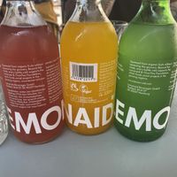 Blood orange, passion fruit and lime lemonades at Meneer Nilsson in Zierikzee
