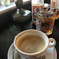 Coffee & wostok (pine) at Meneer Nilsson in Zierikzee
