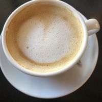 Good coffee- it took to long for they served it though, as you can see at the side from the cup at Meneer Nilsson in Zierikzee