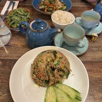Two vegan bowls and edamame starters  at LANA in Portlaoise