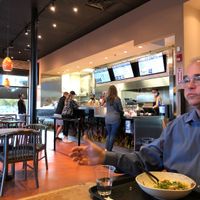 Line to build your meal   at Ori'Zaba's - Flamingo Rd in Las Vegas