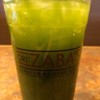 Spinach Pineapple cucumber (green juice )  at Ori'Zaba's - Flamingo Rd in Las Vegas
