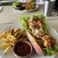 BBQ Tofu Sandwhich  at District 6 in Pecatu