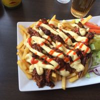 Pulled omph at Pizzeria Gammlia in Umea