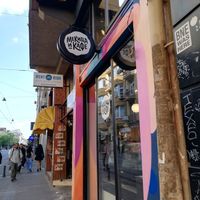 From outside at Mekitsa and Coffee - Мекица и Кафе in Sofia