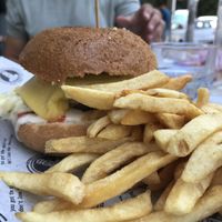 beyond burger at Estrella in Thessaloniki