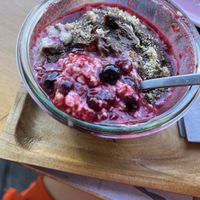 overnight oats  at Estrella in Thessaloniki