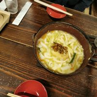 Vegan houtou at Hoto Fudo in Fujikawaguchiko