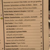 Offers non-vegan, vegan and vegetarian options at Walliser Keller in Zurich
