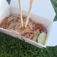 vegan pad thai  at Noodle 'N' Rice in Edinburgh