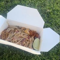vegan pad thai at Noodle 'N' Rice in Edinburgh