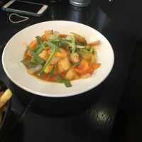 Sweet and sour tofu  at Noodle 'N' Rice in Edinburgh