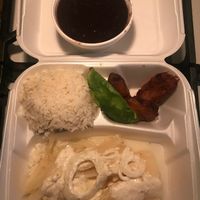 Vegan lunch special at Flamingo Palms in Rancho Cucamonga