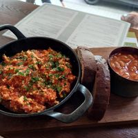 Bohnen und Rührtofu at Oscar Natural Good Food & Bar in Koblenz