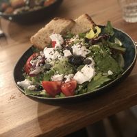 Vegan Greek salad with vegan feta  at Oscar Natural Good Food & Bar in Koblenz