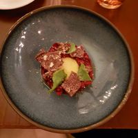 Tartare vegana at Konnubio in Florence