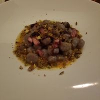 Purple gnocchi at Konnubio in Florence
