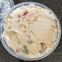 Veggie vegan cream cheese  at Seaford Bagels in Seaford