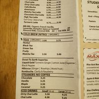 Drinks at The Mindful Cafe in Ramsey