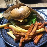 Cheese burger  at Forky's - Milady Horákové in Prague