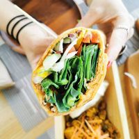 Mediterranean wrap at Halapua by Kapuhala in Koh Samui