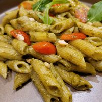 Pesto pasta at Halapua by Kapuhala in Koh Samui