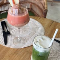 Fruit shake& matcha   at Halapua by Kapuhala in Koh Samui