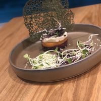 Goat cheese and beet appetizer  at Halapua by Kapuhala in Koh Samui