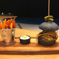 vegan burger that is WAY better than any beyond burger or impossible burger at Halapua by Kapuhala in Koh Samui