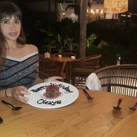 Birthday chocolate strawberry cake🎂 at Halapua by Kapuhala in Koh Samui