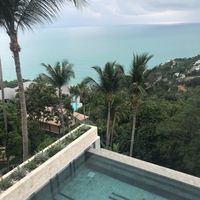 Amazing view. Also a lovely hotel offering great accommodation and vegan meals.  at Halapua by Kapuhala in Koh Samui