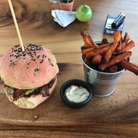 Great burger  at Halapua by Kapuhala in Koh Samui