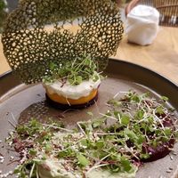 Fromage frais cheese and beets dip at Halapua by Kapuhala in Koh Samui