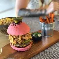 Best vegan burger ever!! at Halapua by Kapuhala in Koh Samui