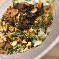 Impossible Dan Dan Noodles at Fatt Root in Pleasantville