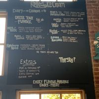 Menu at Truckin' Roll in Charlottetown