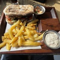 Veggie Burger  at Milly's in Machadodorp