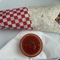 Veggie wrap  at Fabio's Roadstop in Armacao De Pera