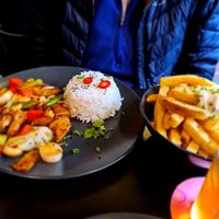 Delicious tofu sweet and sour style   at New Vegas in Haarlem