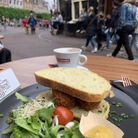 Traditional vegan Dutch croquettes   at New Vegas in Haarlem