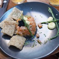 Vegan zalmtartaar at New Vegas in Haarlem